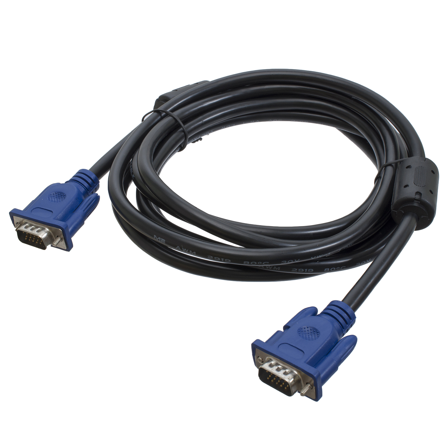 Кабель VGA-VGA 4,5 м, 2 феррити Patron (PN-VGA-VGA-50)